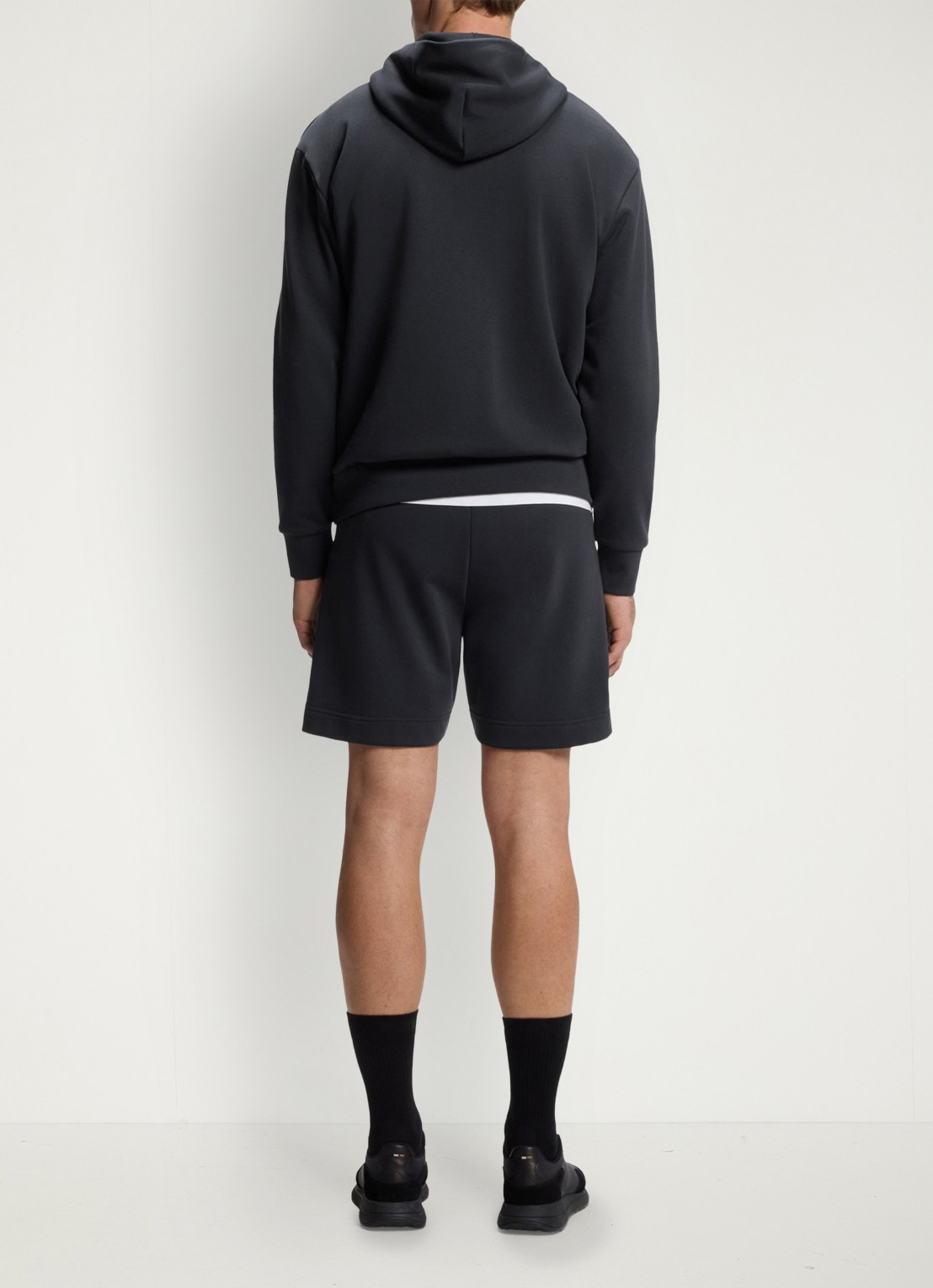 BOSS Hoodie met logo - achterkant 5 donkerblauw