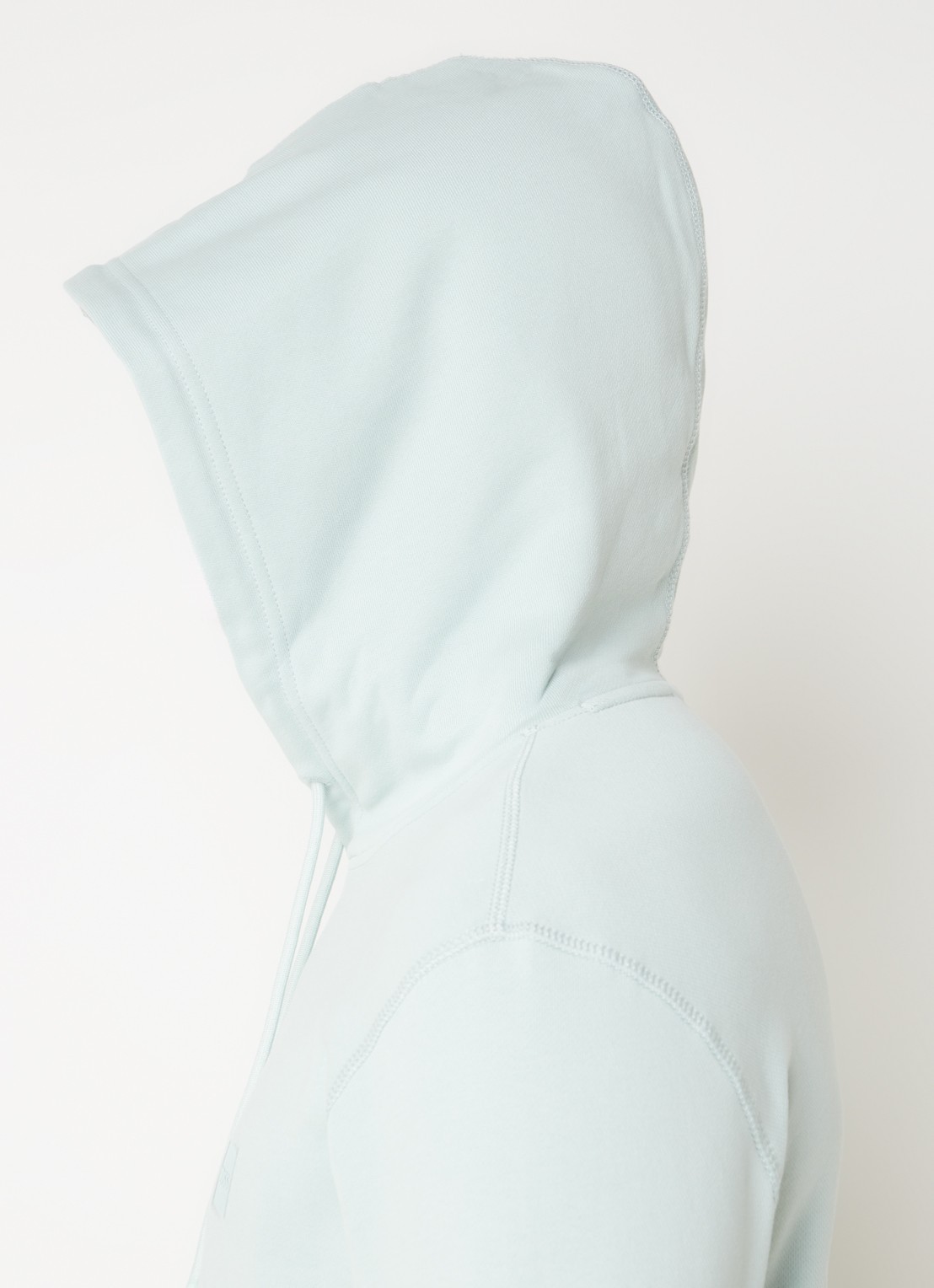 BOSS Hoodie van katoenen sweatstof met logopatch - detail 3 mint