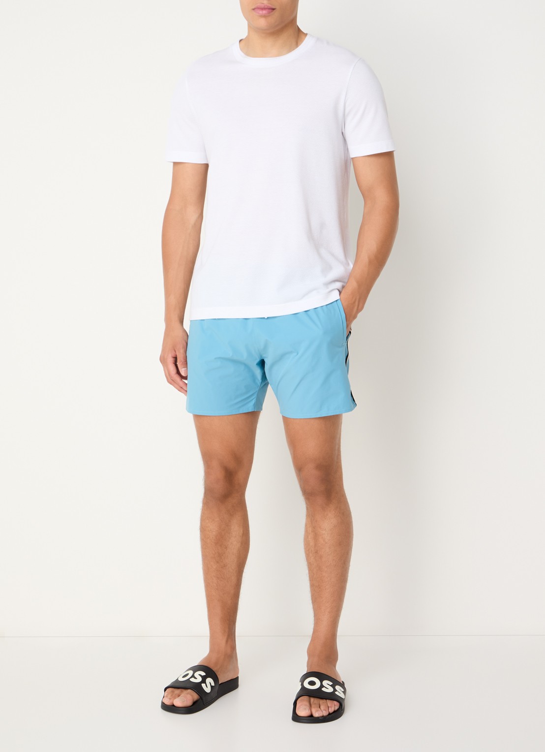 BOSS Iconic 10239741 01  100 - voorkant 3 light/pastel blue-453 / lichtblauw