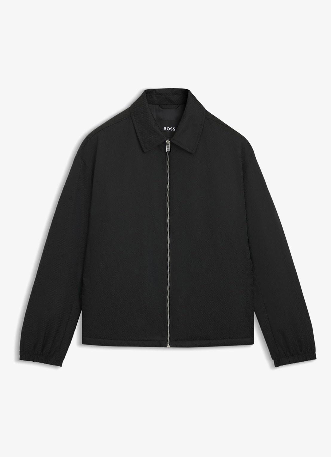 BOSS Jack met kraag - voorkant 4 zwart