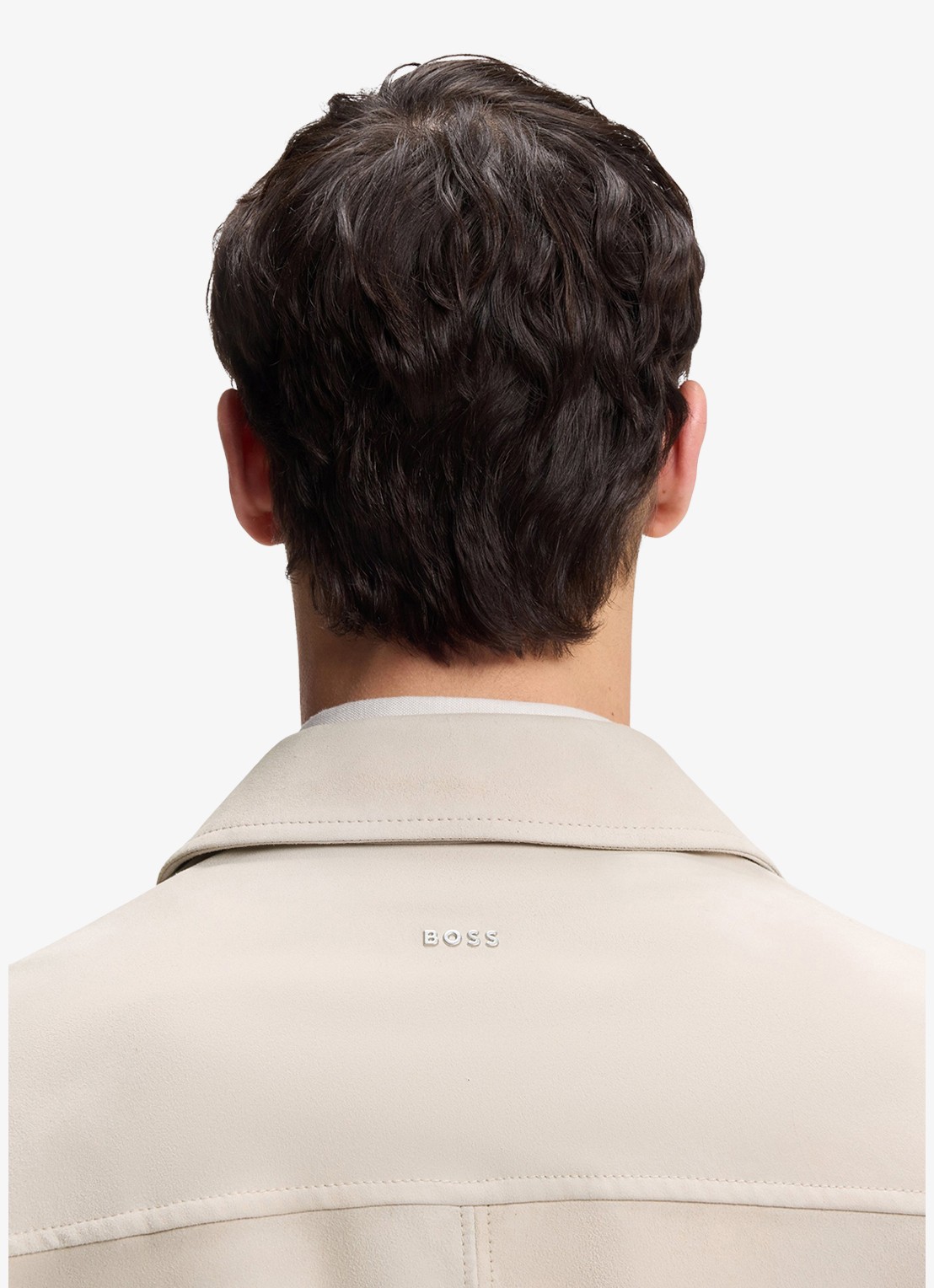 BOSS Jack van geitensuède met steekzakken - detail 5 beige