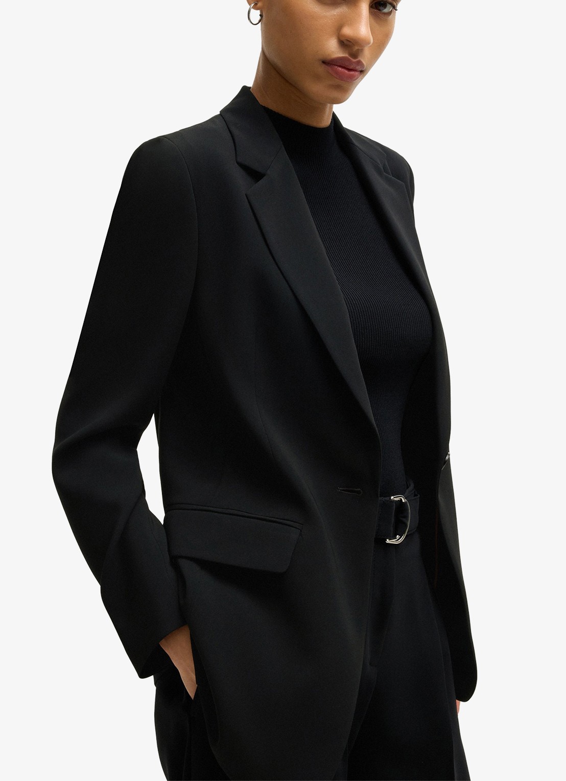 BOSS Jocaluah 10166126 01  677 - detail 4 zwart