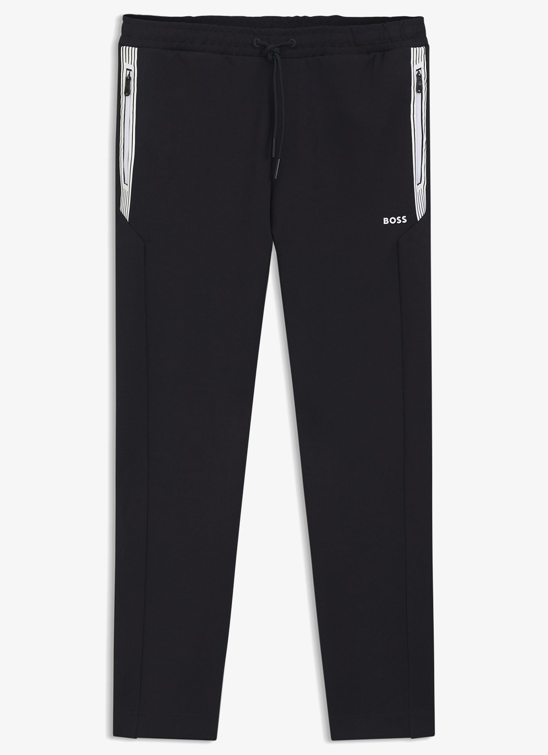 BOSS Joggingbroek met logo - voorkant zwart