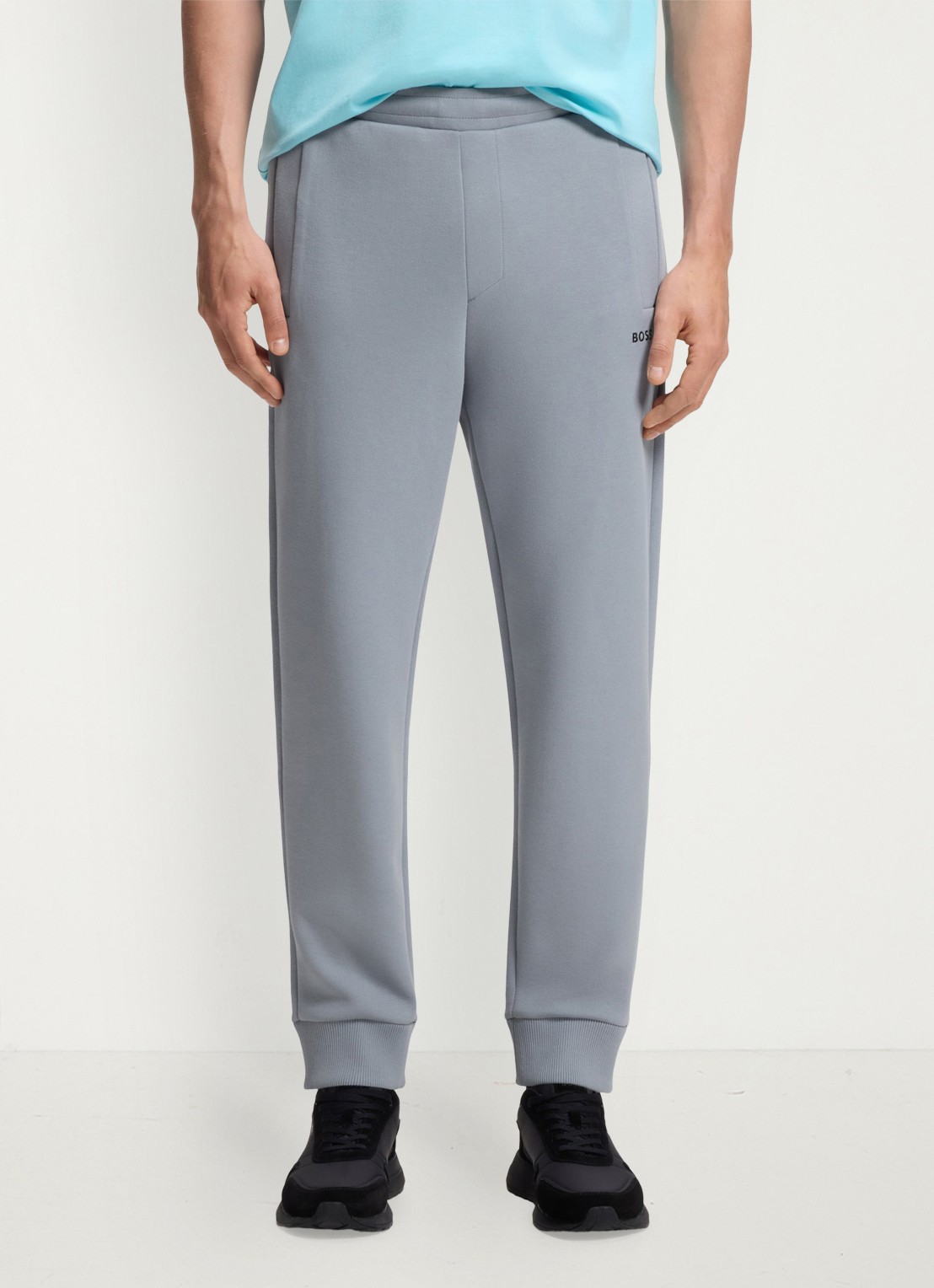 BOSS Joggingbroek met logo - detail 4 dark grey-026