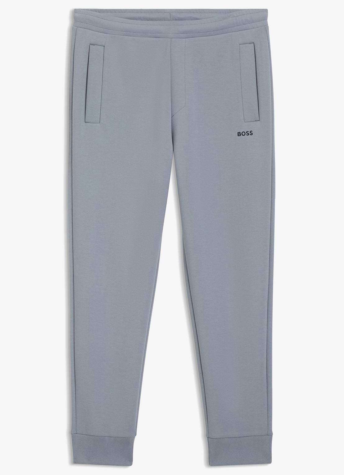BOSS Joggingbroek met logo - voorkant 2 dark grey-026