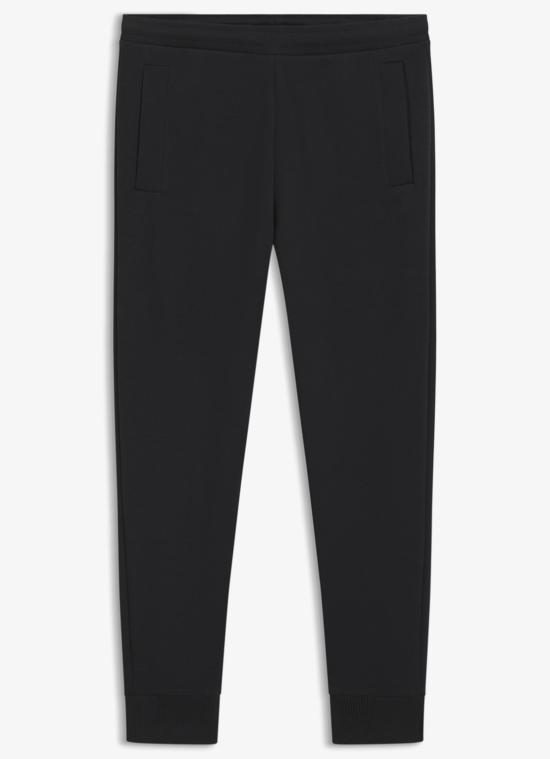 BOSS Joggingbroek met logo - voorkant 3 donkerblauw
