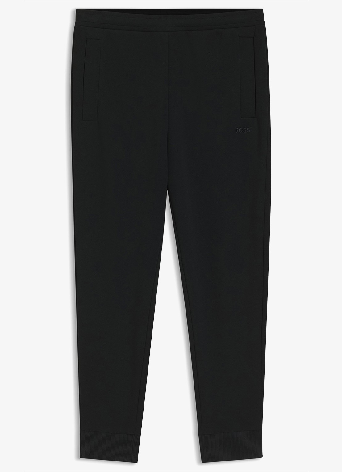 BOSS Joggingbroek met logo - voorkant black-002