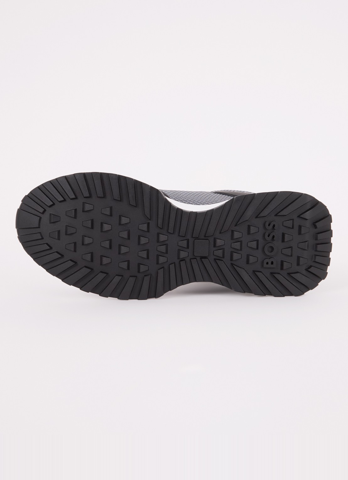 BOSS Jonah sneaker met mesh details - detail 3 grijs