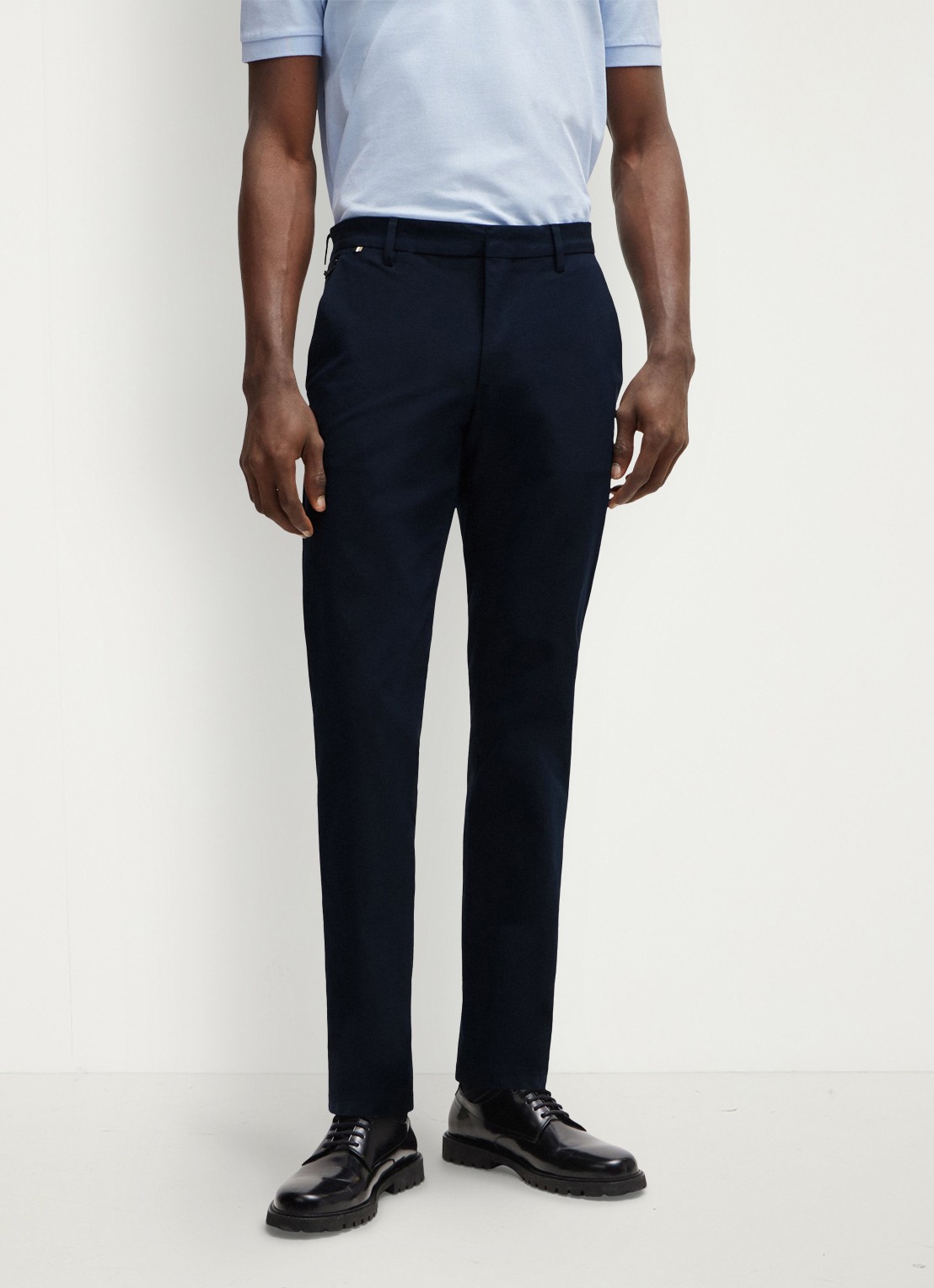 BOSS Kaito1_T 10246713 01  001 - detail 3 donkerblauw
