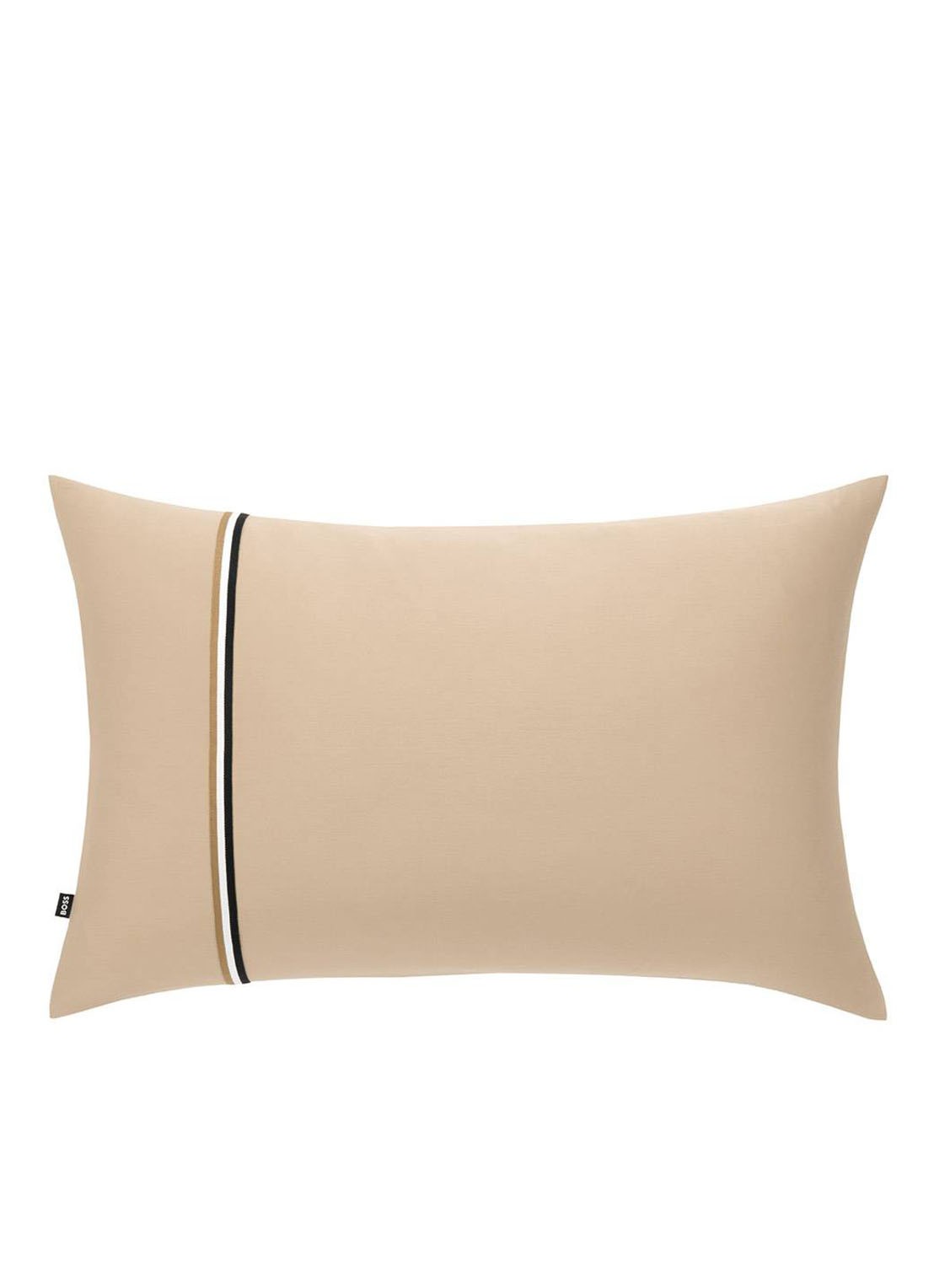 BOSS Kussensloop van satijn - 90TC - voorkant 3 beige