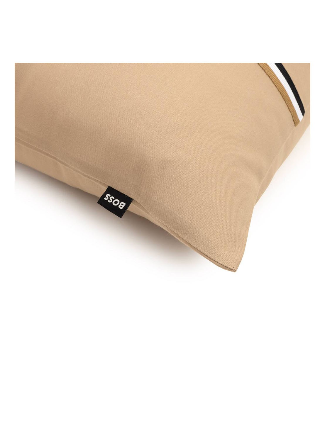 BOSS Kussensloop van satijn - 90TC - voorkant 4 beige