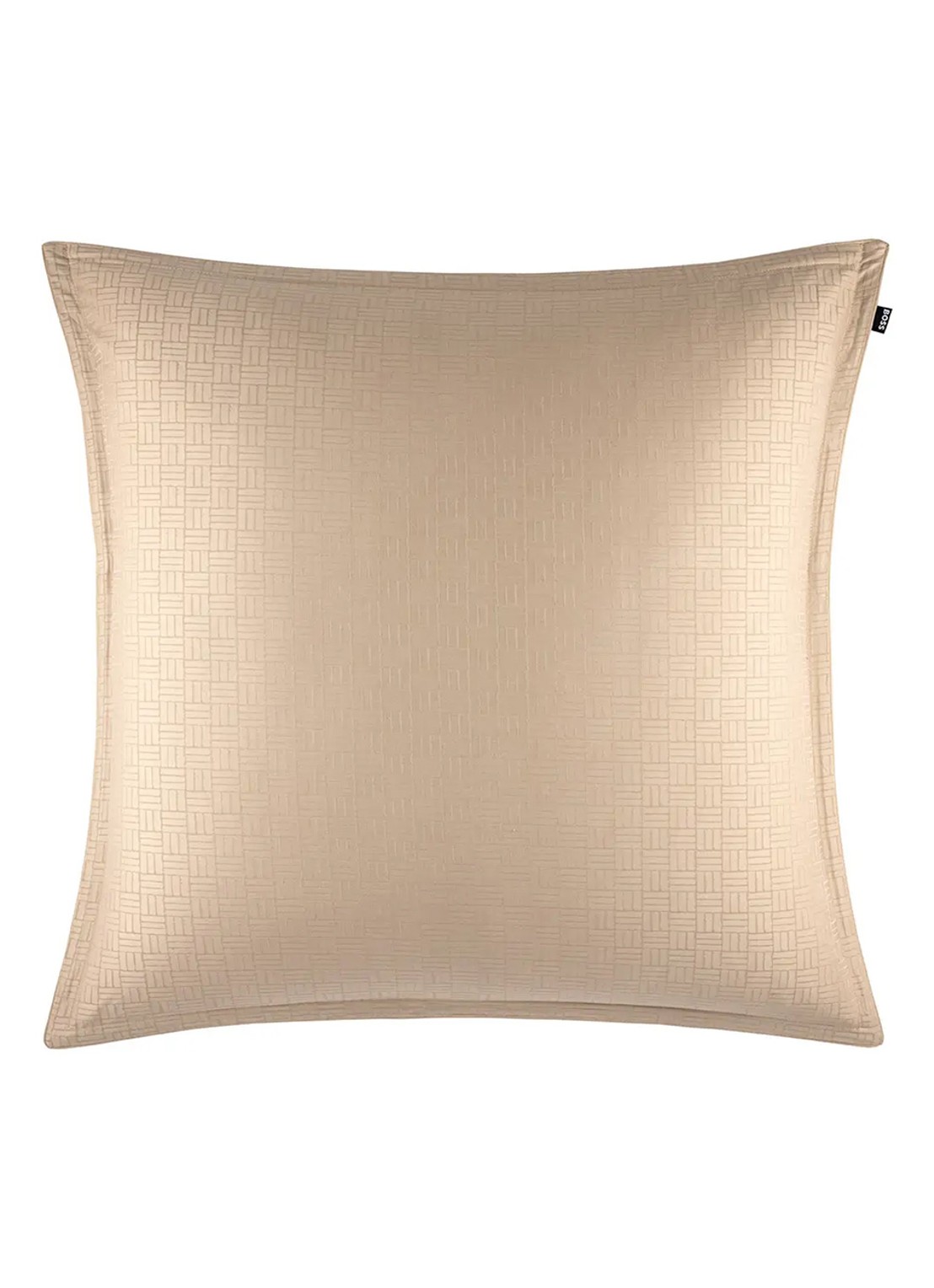 BOSS Latice kussensloop - voorkant 2 beige