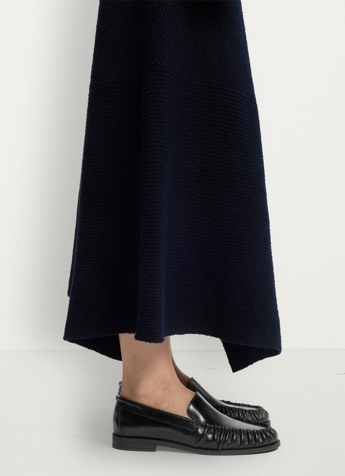 BOSS Loafer van leer - detail 5 zwart