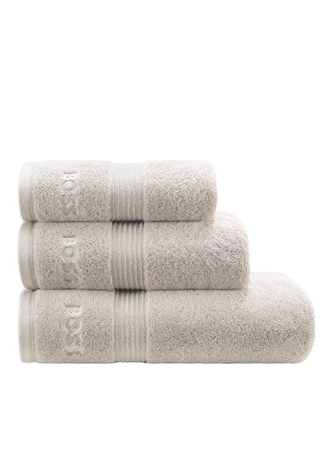 BOSS LOFT badhanddoek - 700 gr/m2 - 100 x 150 cm - detail 4 grijsmele