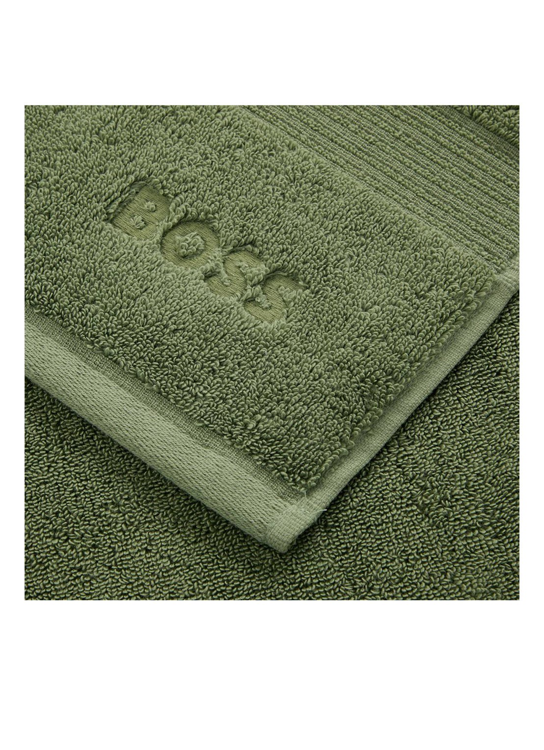 BOSS LOFT badhanddoek - 700 gr/m2 - 50 x 100 cm - voorkant 3 groen