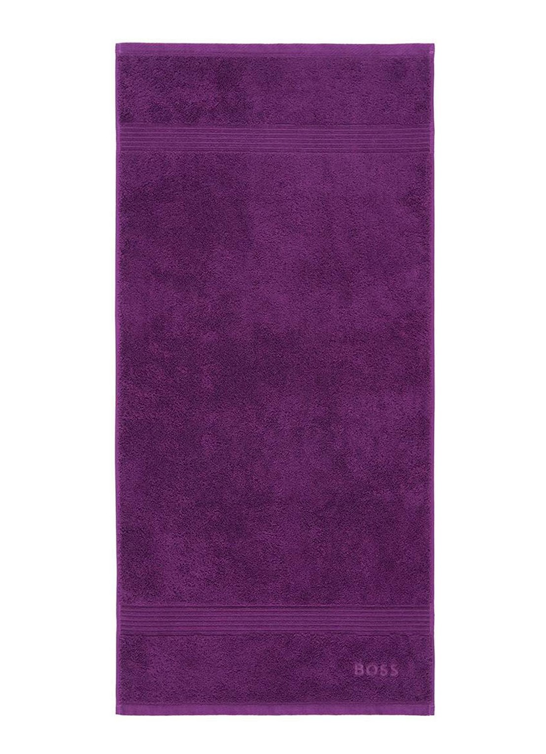 BOSS LOFT badhanddoek - 700 gr/m2 - 50 x 100 cm - voorkant 4 paars