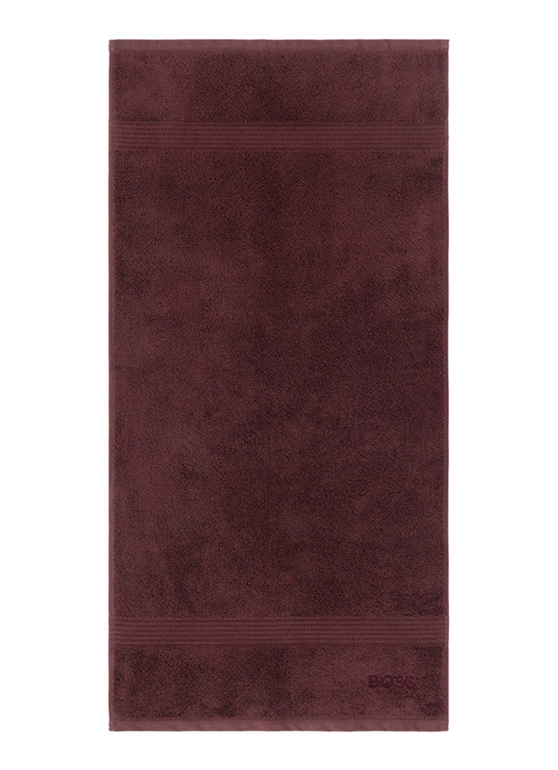BOSS LOFT badhanddoek - 700 gr/m2 - 50 x 100 cm - voorkant 3 donkerbruin