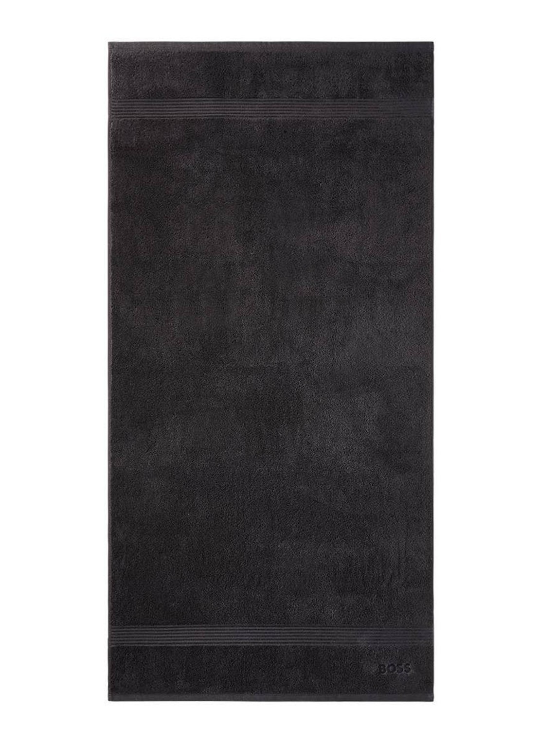 BOSS LOFT badlaken  - 700 gr/m2 - 70 x 140 cm - voorkant zwart