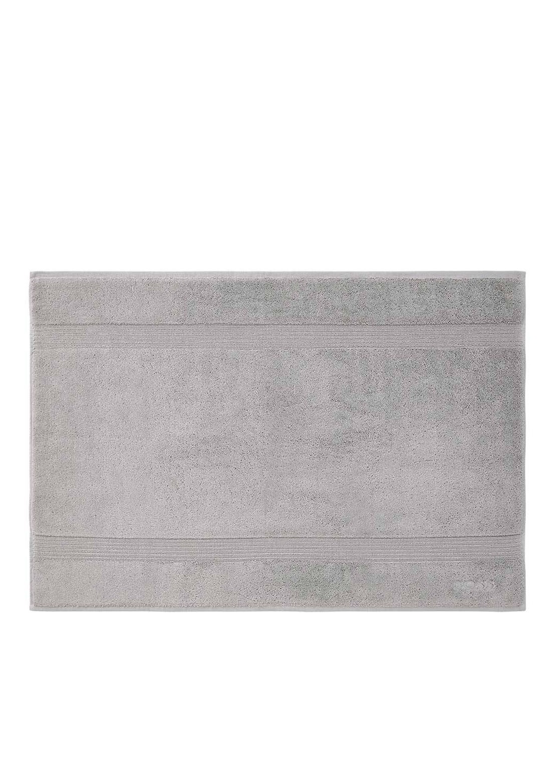 BOSS LOFT badmat van katoen - 1000 gr/m2 - 60 x 90 cm - voorkant grijs
