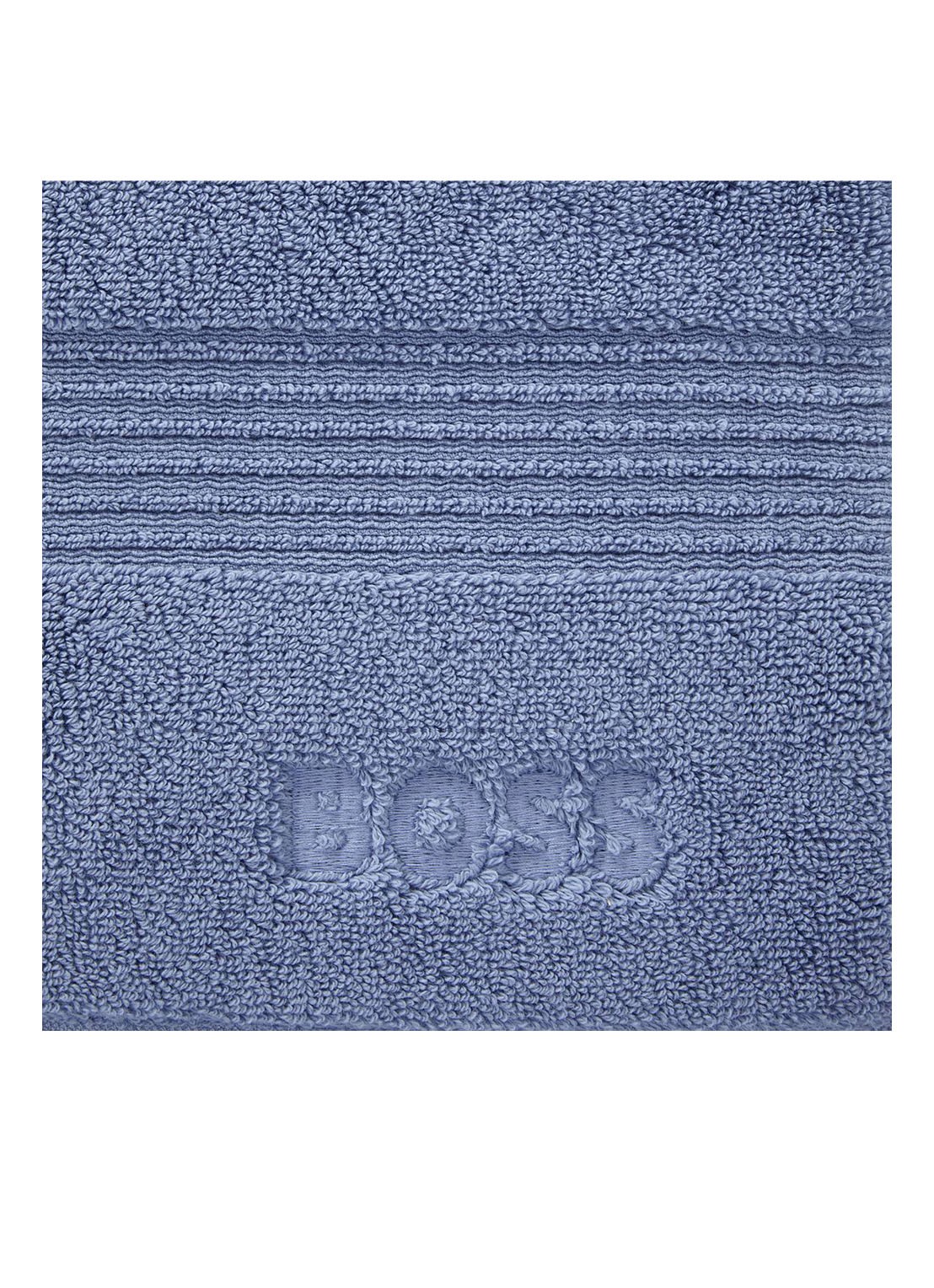 BOSS LOFT badmat van katoen - 1000 gr/m2 - 60 x 90 cm - achterkant lichtblauw