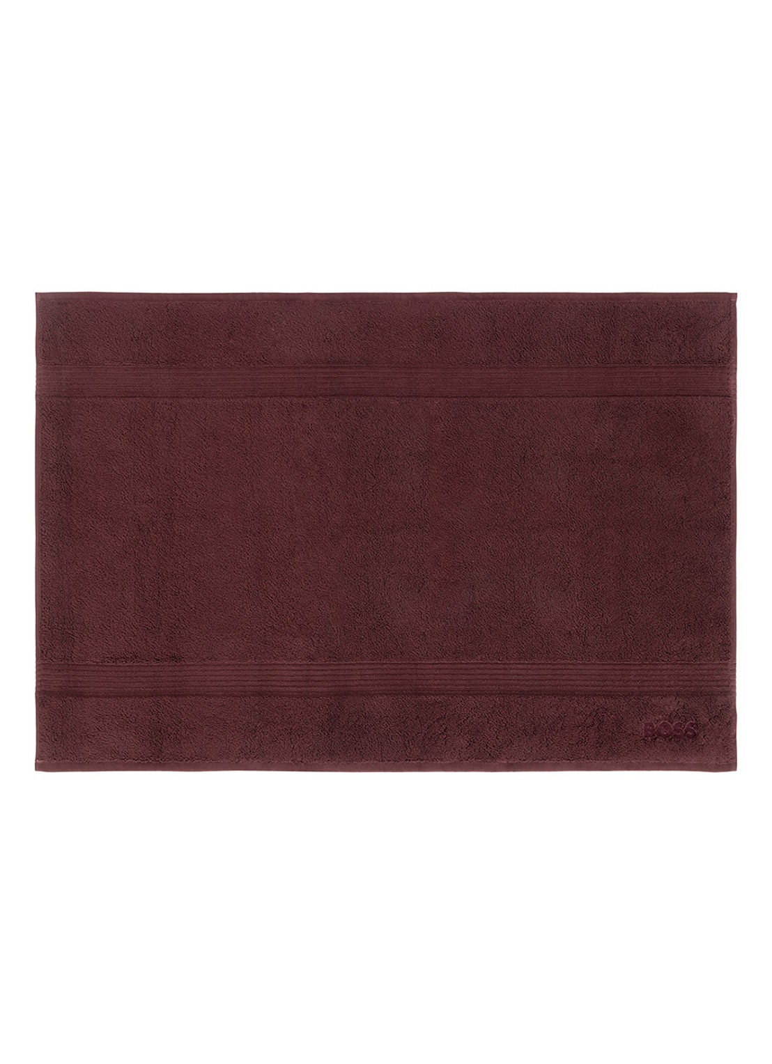 BOSS LOFT badmat van katoen - 1000 gr/m2 - 60 x 90 cm - voorkant 2 donkerbruin