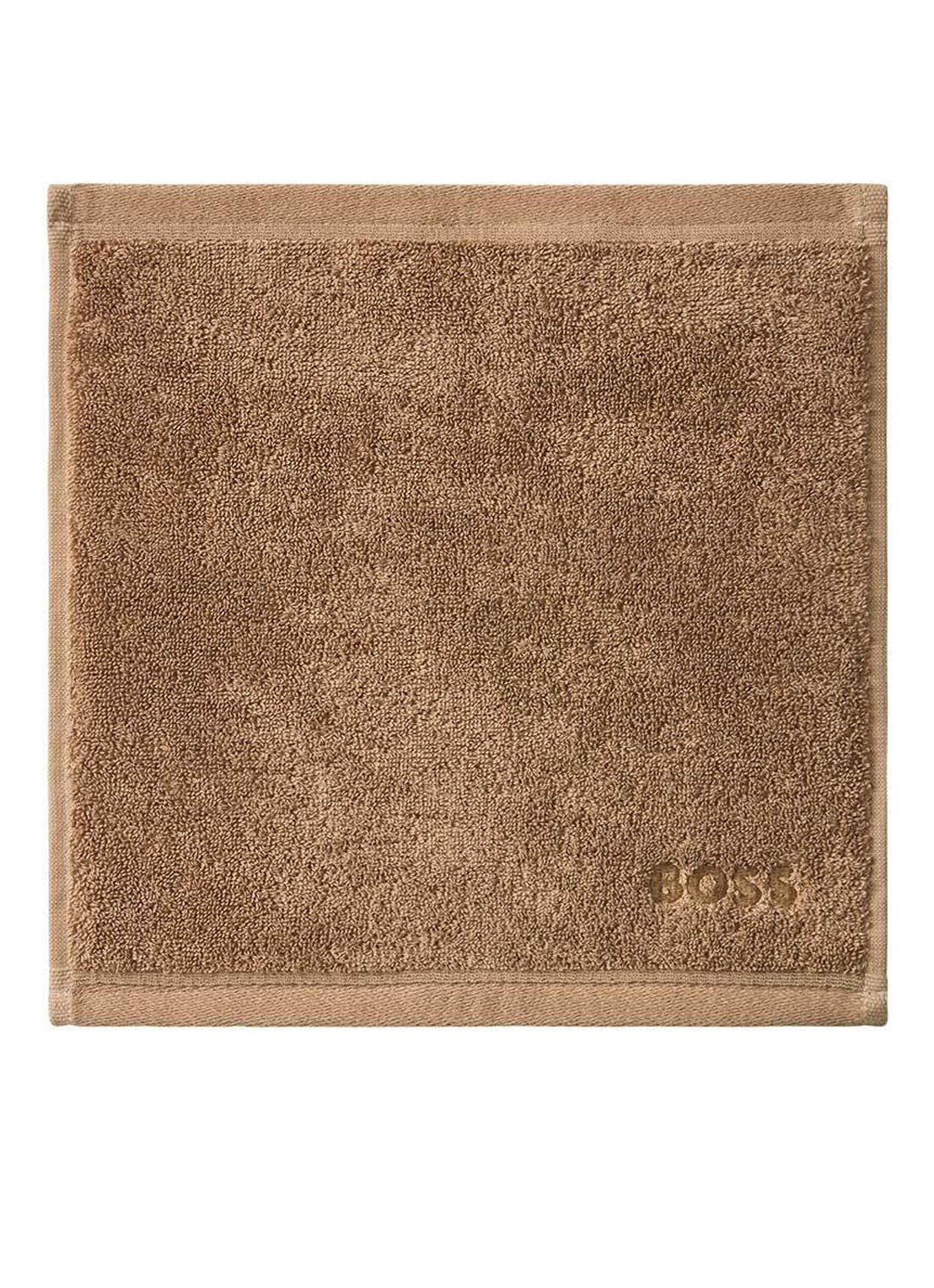 BOSS LOFT gastendoek - 700 gr/m2 - 30 x 30 cm - voorkant 4 camel