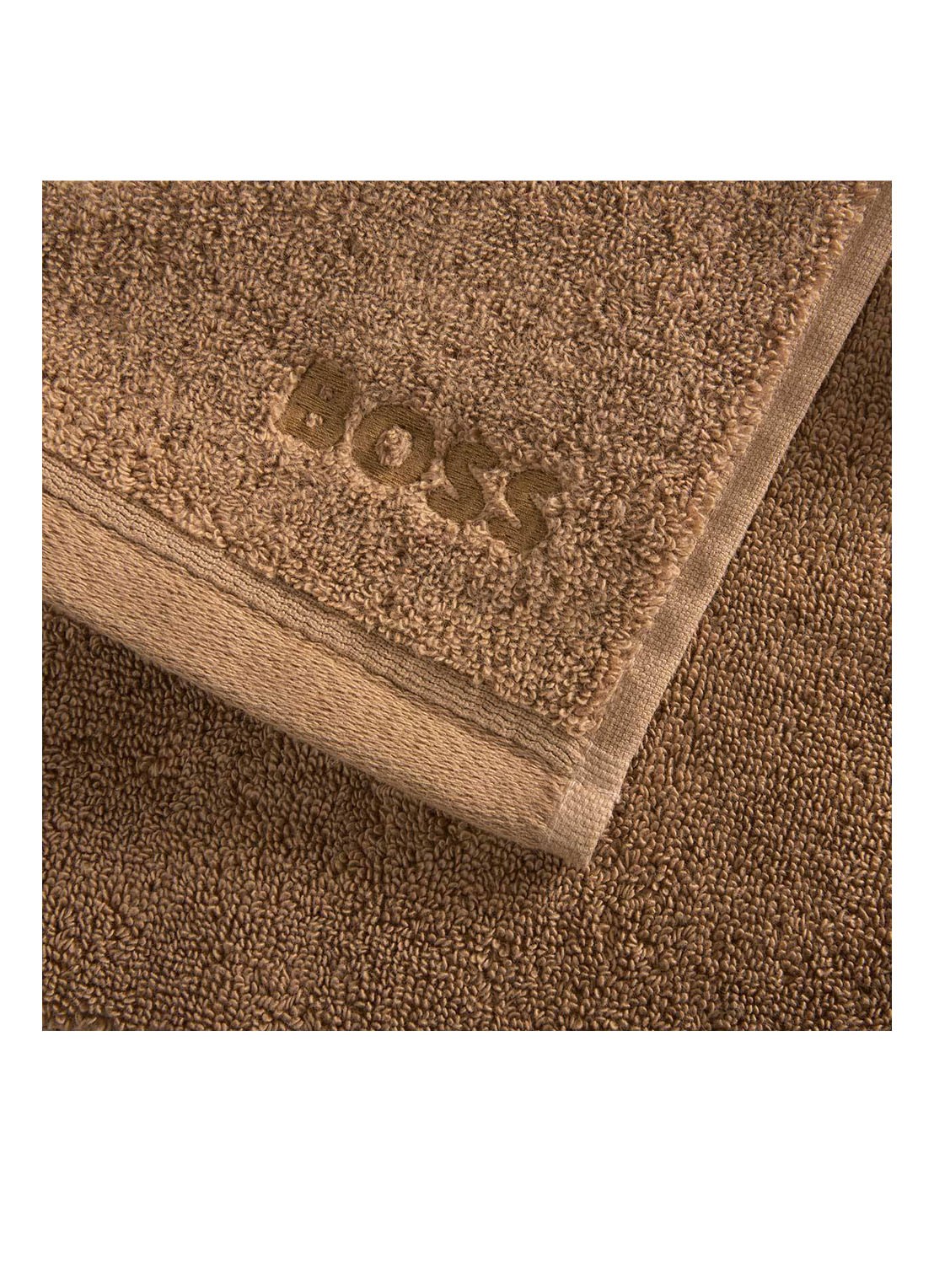 BOSS LOFT gastendoek - 700 gr/m2 - 30 x 30 cm - voorkant 5 camel