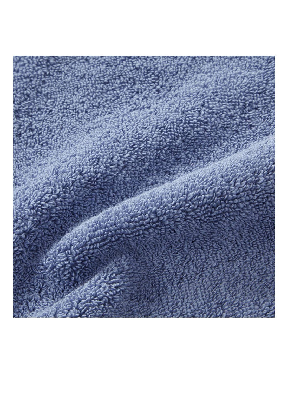 BOSS LOFT gastendoek - 700 gr/m2 - 30 x 30 cm - achterkant lichtblauw