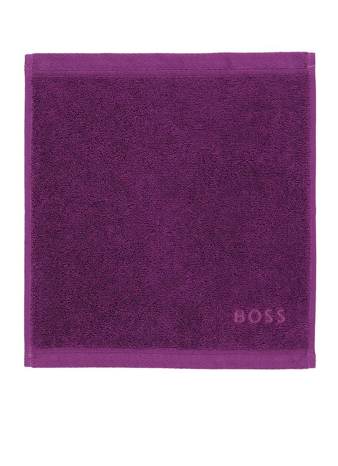 BOSS LOFT gastendoek - 700 gr/m2 - 30 x 30 cm - voorkant paars