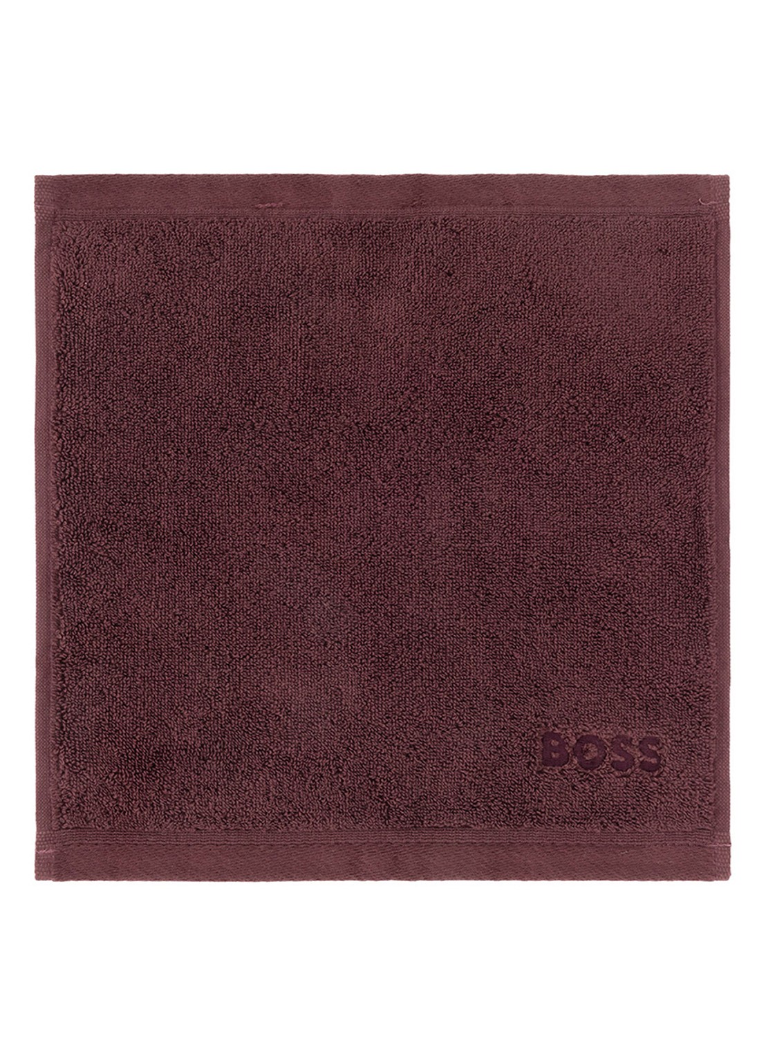 BOSS LOFT gastendoek - 700 gr/m2 - 30 x 30 cm - voorkant 3 donkerbruin