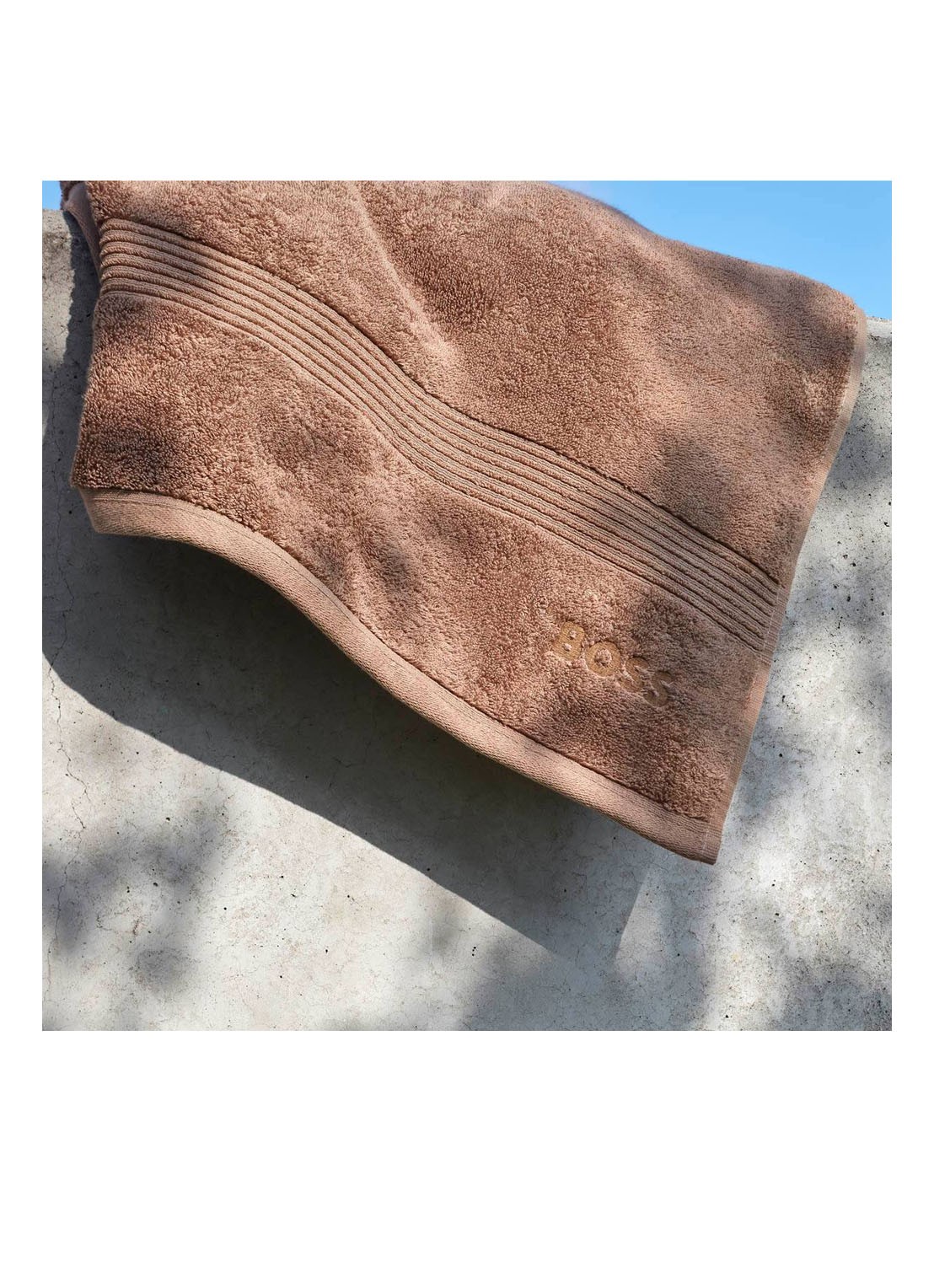 BOSS LOFT gastendoek - 700 gr/m2 - 40 x 60 cm - detail 5 camel