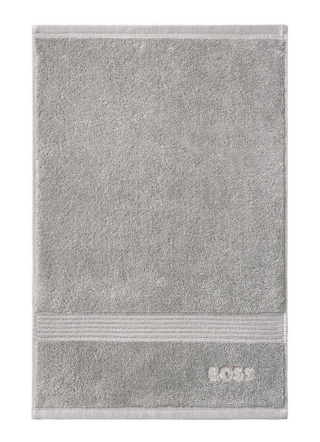 BOSS LOFT gastendoek - 700 gr/m2 - 40 x 60 cm - voorkant 3 zilver