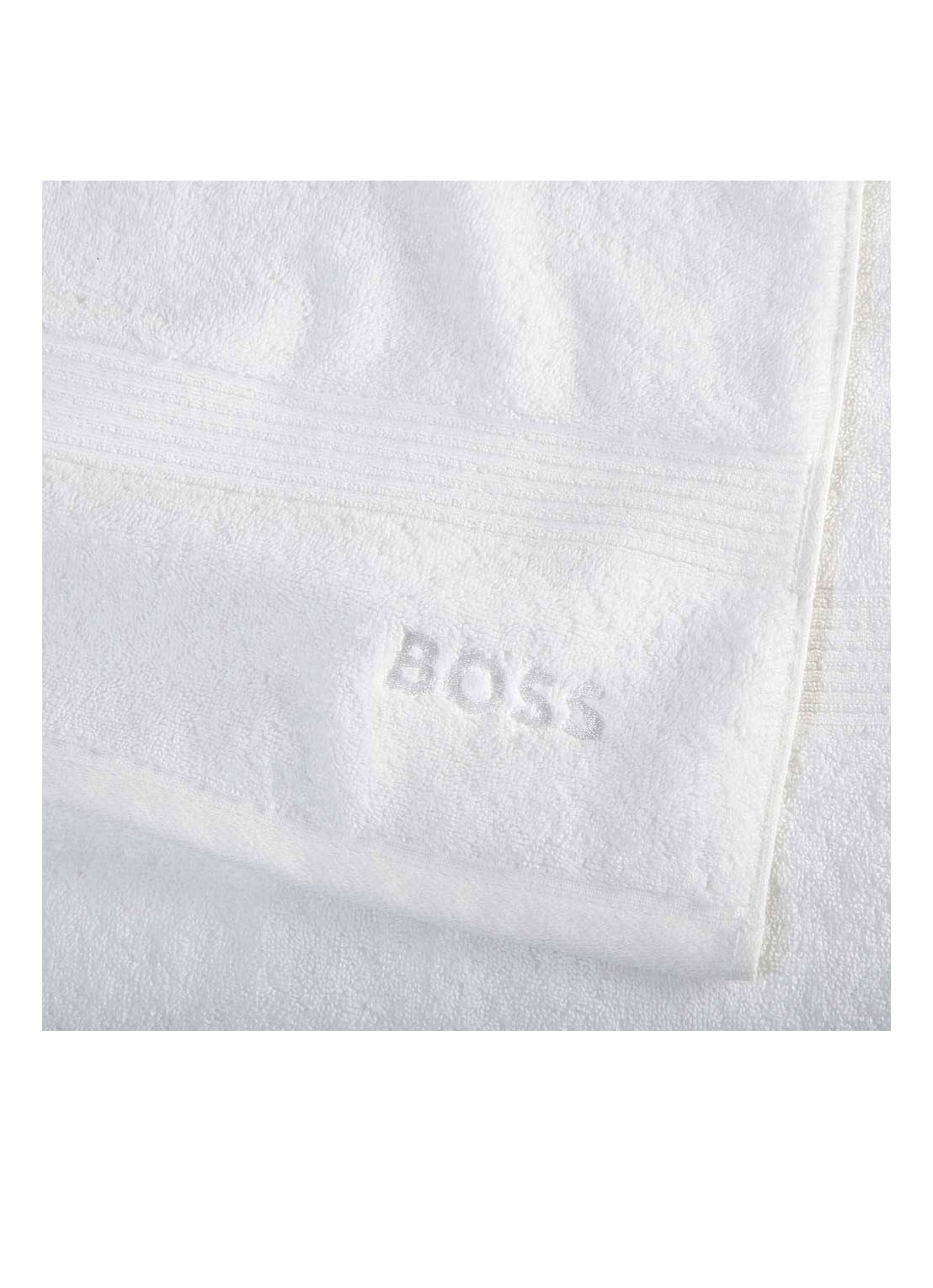 BOSS LOFT gastendoek - 700 gr/m2 - 40 x 60 cm - voorkant 2 wit