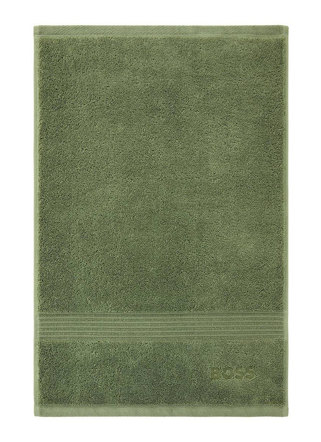 BOSS LOFT gastendoek - 700 gr/m2 - 40 x 60 cm - voorkant mosgroen