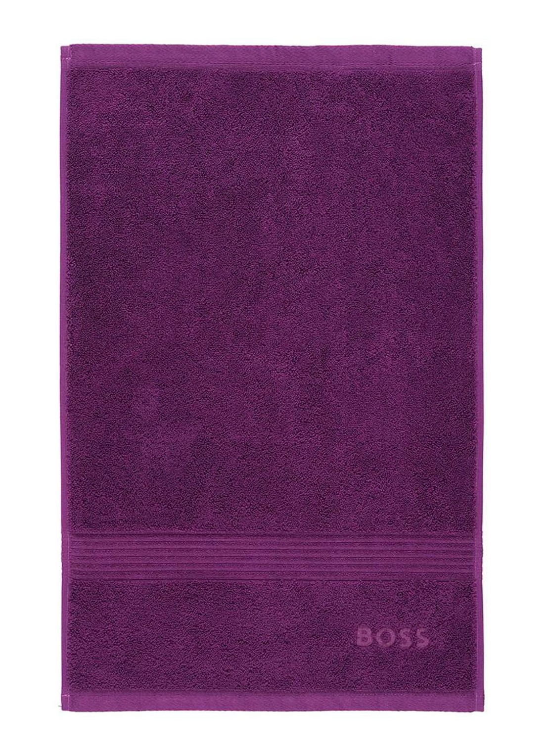 BOSS LOFT gastendoek - 700 gr/m2 - 40 x 60 cm - voorkant paars