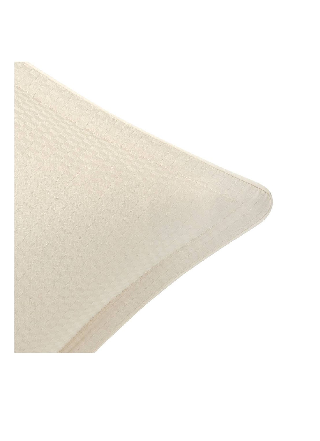 BOSS Loft kussensloop van Egyptisch katoensatijn 300TC - achterkant 2 beige