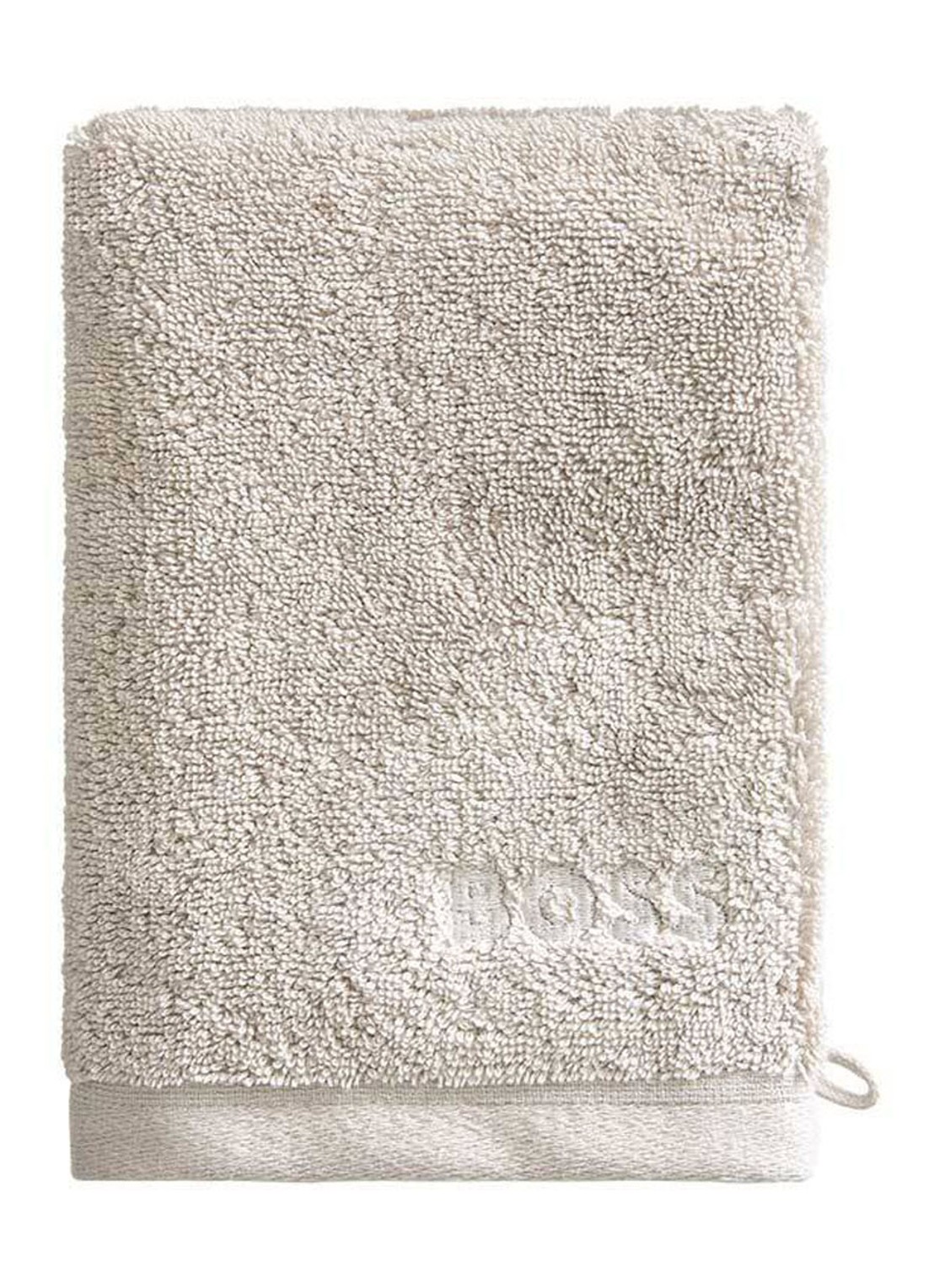 BOSS LOFT washand - 700 gr/m2 - 15 x 21 cm - voorkant grijsmele