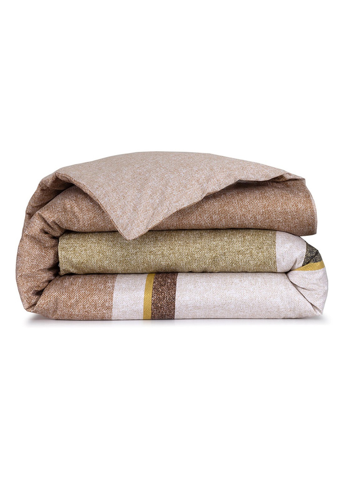 BOSS Loomis dekbedovertrek van katoensatijn 120TC - exclusief kussenslopen - voorkant 3 beige