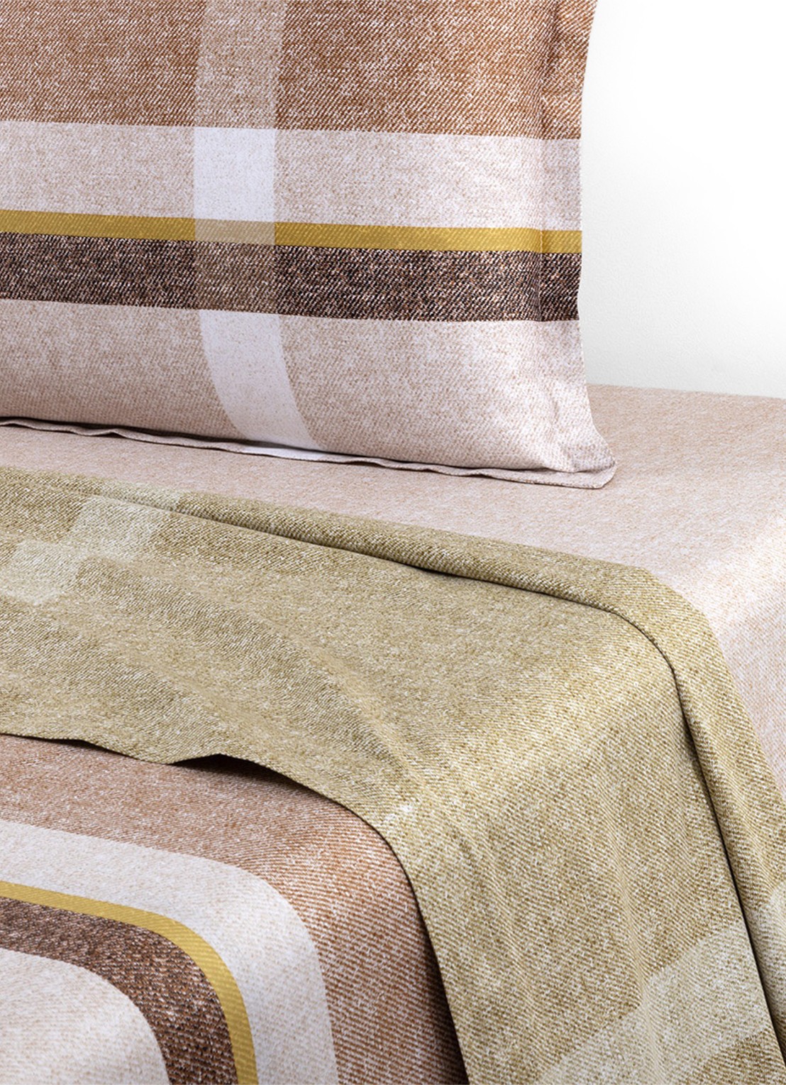 BOSS Loomis laken 120TC - voorkant beige