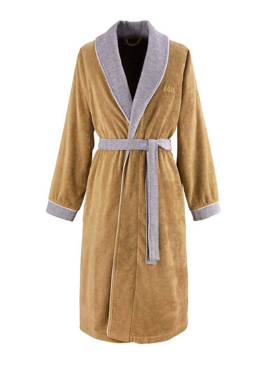 BOSS LORD     CamelH      Bath robe - voorkant 5 camel