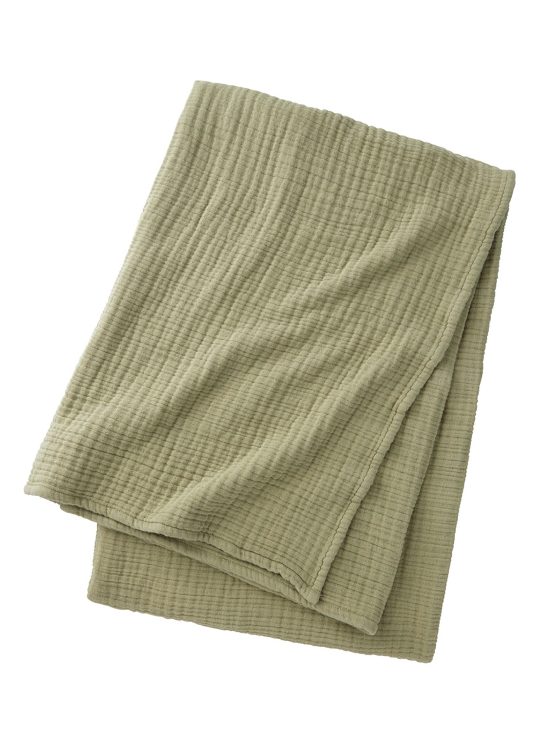 BOSS Lowen plaid 130 x 170 cm - voorkant khaki