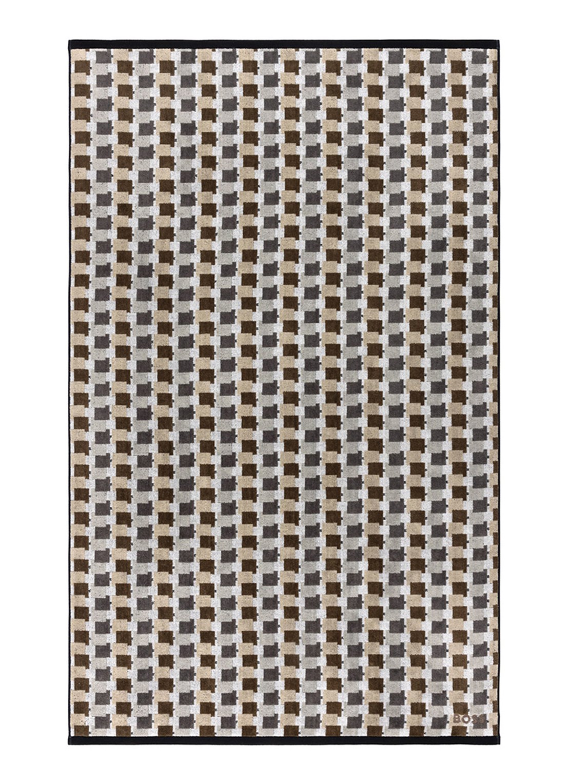 BOSS Lucio badlaken - 90 x 150 cm - voorkant beige