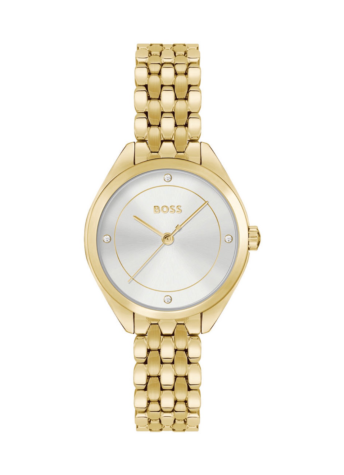 BOSS Mae horloge HB1502733 - voorkant 3 goud