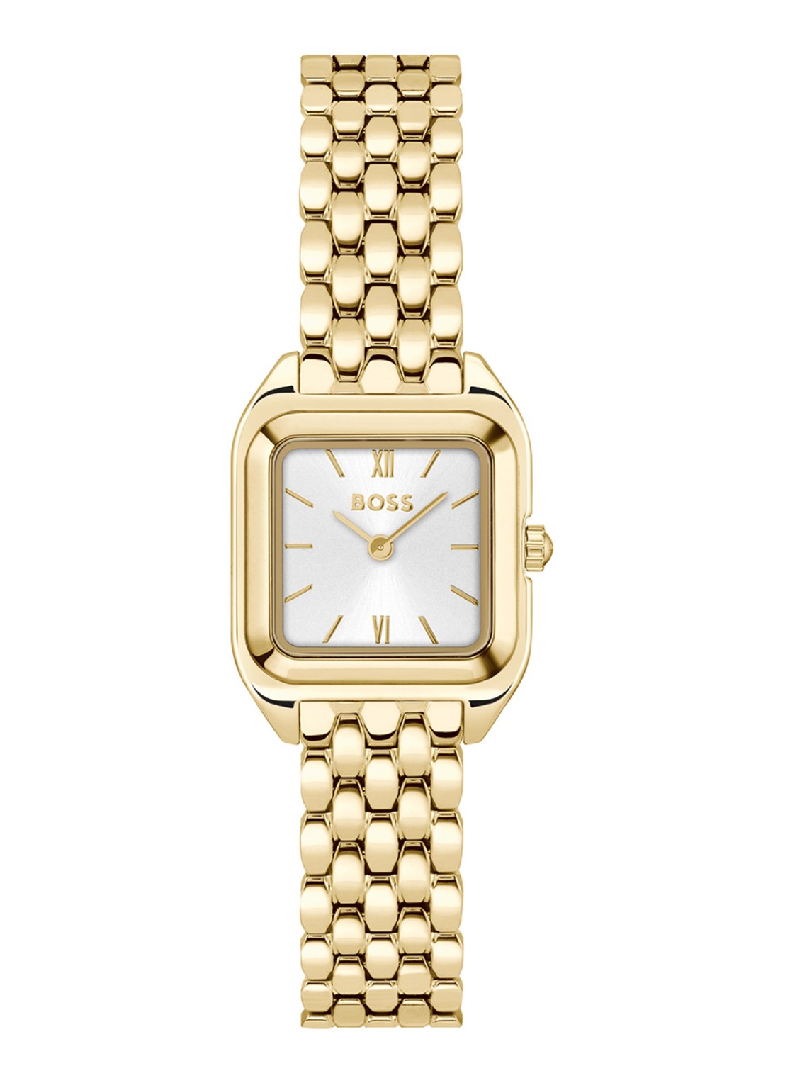 BOSS Mae Petite horloge HB1502823  - voorkant 3 goud