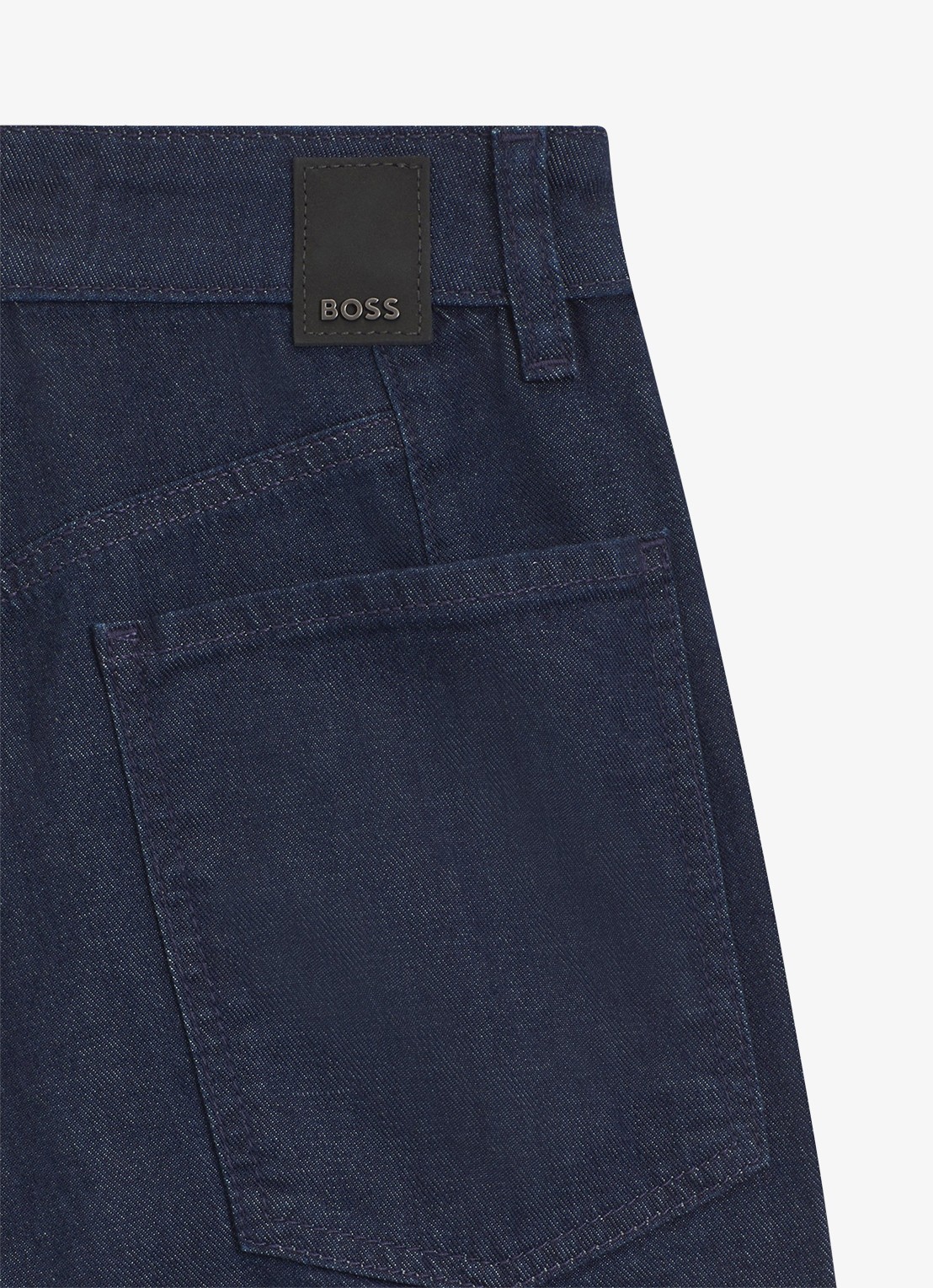 BOSS Mid waist flared jeans met stretch - detail 6 indigo