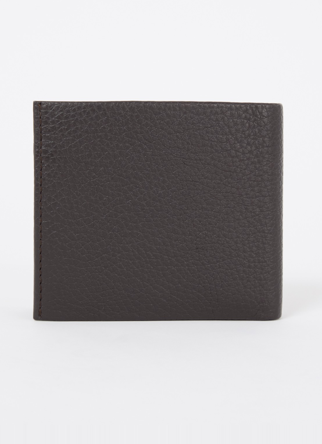 BOSS New Crosstown portemonnee van leer - achterkant 3 donkerbruin