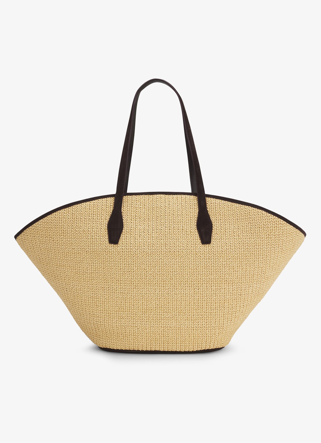 BOSS Numah Maxi strandtas met gevlochten detail - detail 4 open white-116 / wit