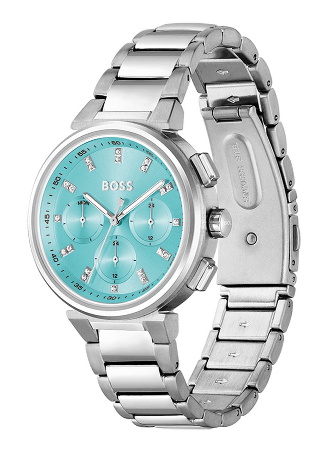 BOSS  One horloge HB1502763 - detail 4 zilver