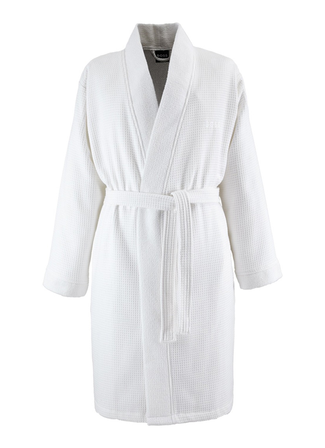 BOSS Onsen badjas - voorkant 2 wit