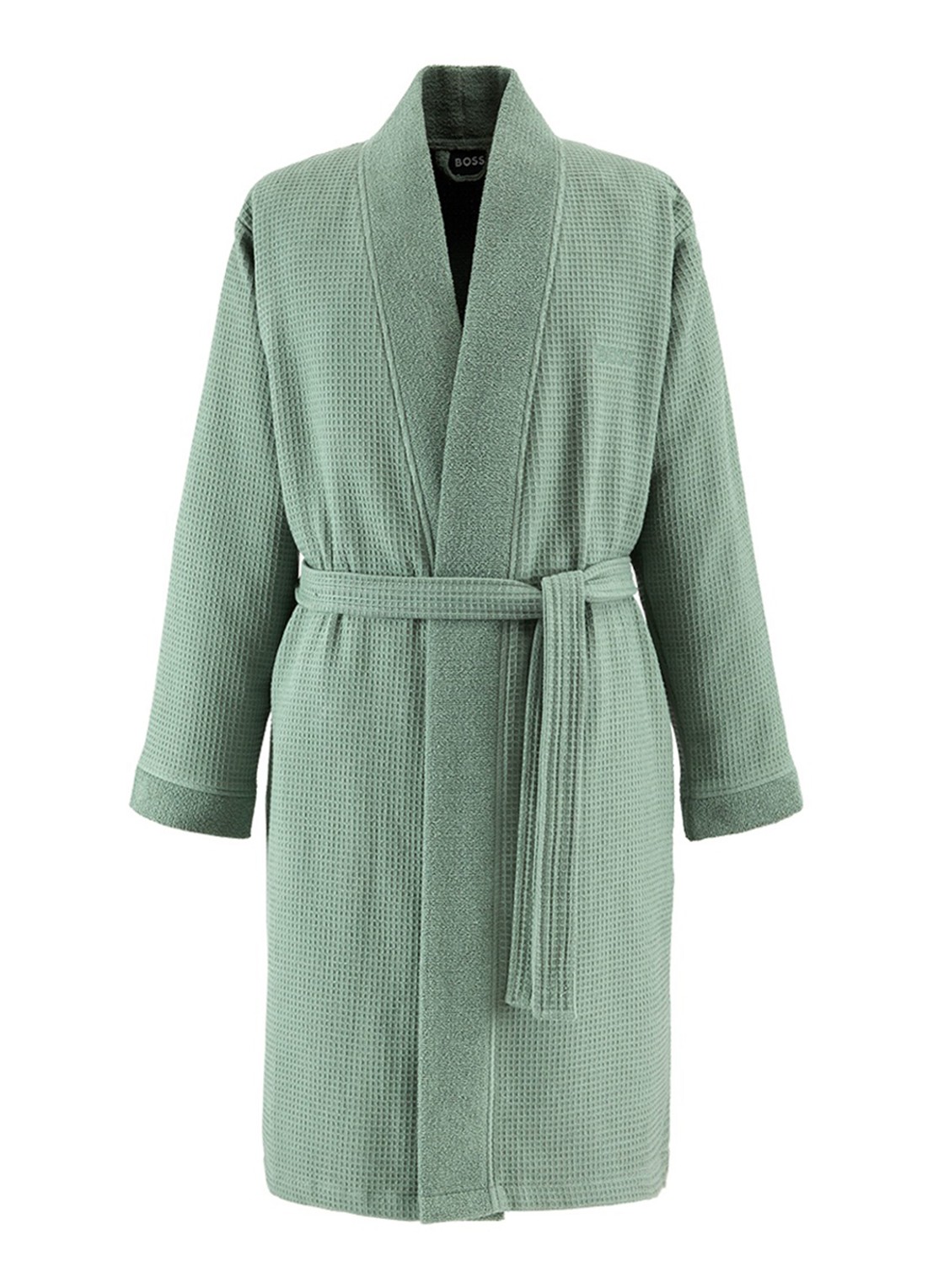 BOSS Onsen badjas - voorkant 2 zeegroen